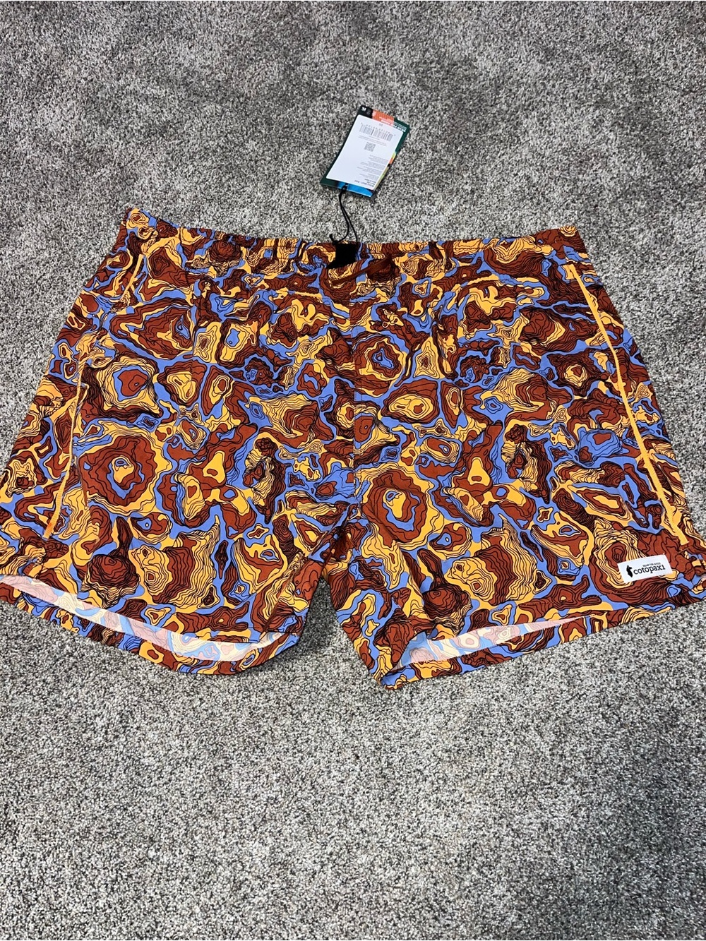 Cotopaxi  Brinco Shorts Graphic Topographic Men's Size 2XL NWT